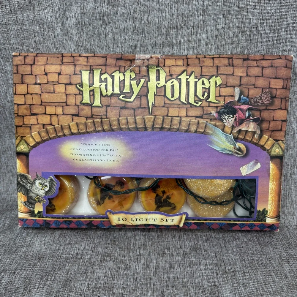 Vintage 2000 Harry Potter Kurt Adler 10 Light Set String Lights WORKS